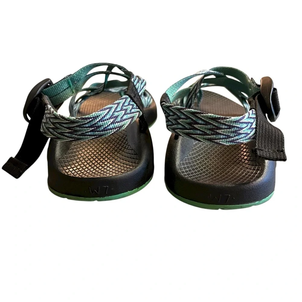 Chaco Z/X2 Sandals Blue Green Double Strap Women’s Size 7 Outdoors‎ Hiking Shoes